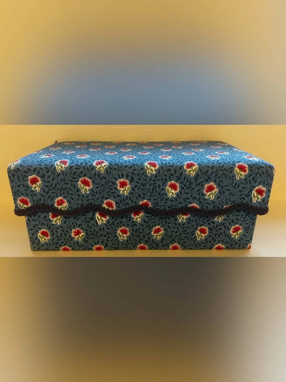 Pierre Deux - Fabric Keepsake Box 11” X 7”